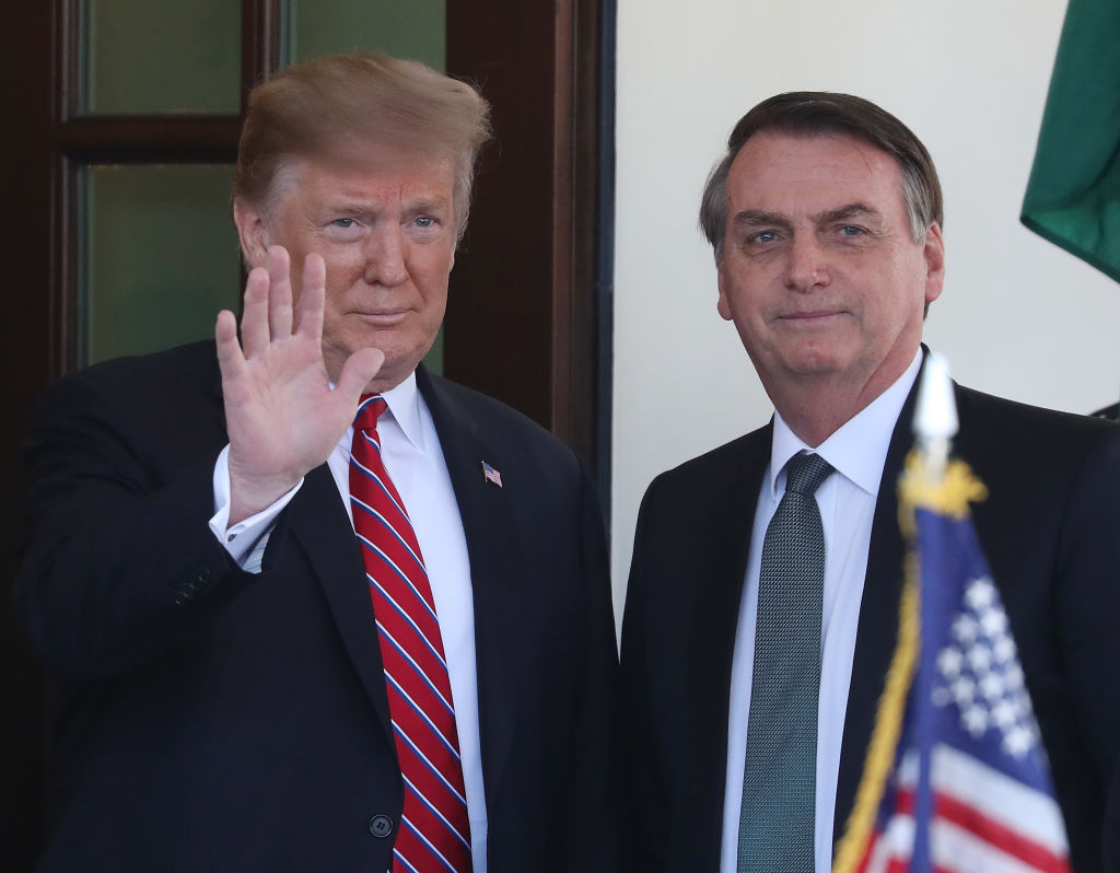 Trump y Bolsonaro. 