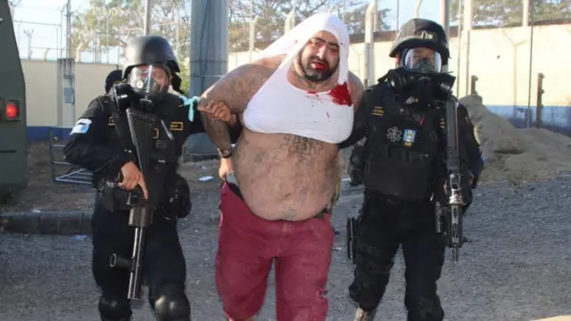 El líder de Barrio 18, Aldo Dupie alias 