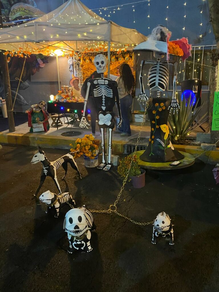 Calaveras gigantes de Tláhuac