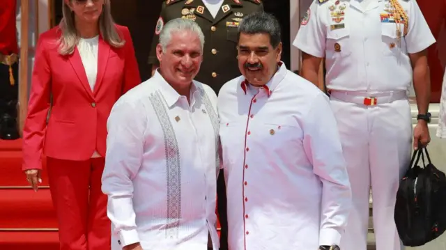 Díaz Canel y Maduro