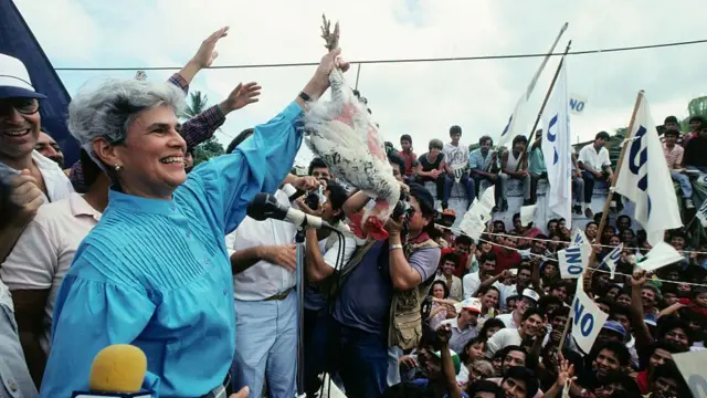 Violeta Barrios de Chamorro.
