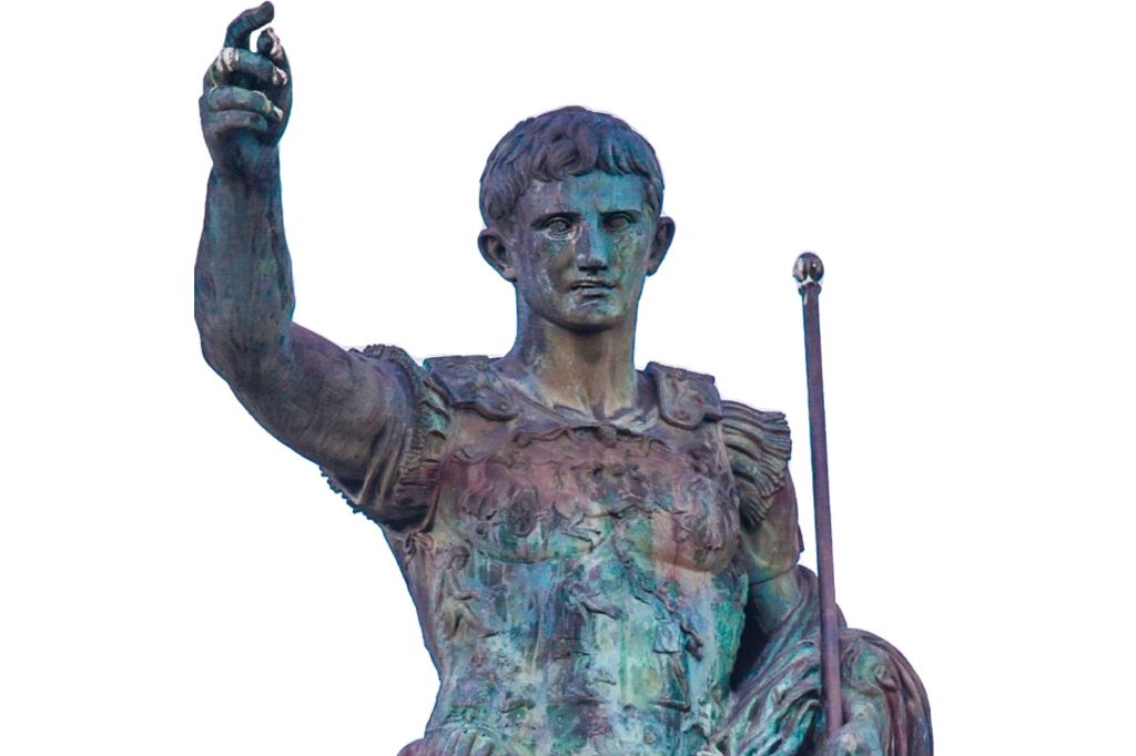 Réplica de la estatua de Augusto de Prima Porta (Roma).