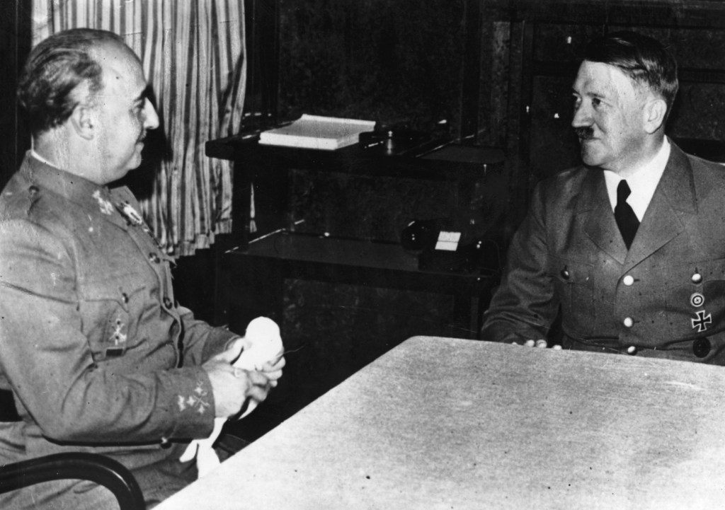 Reunión de Franco y Hitler en Hendaya