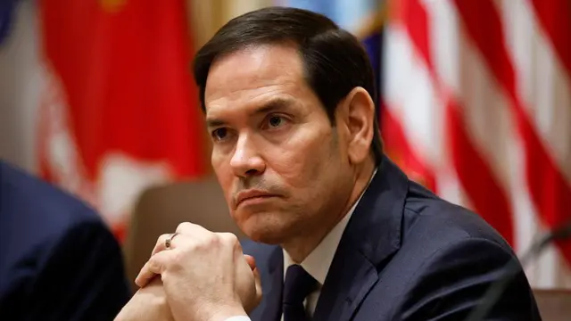 El secretario de Estado estadounidense, Marco Rubio, durante una reunión reciente en la Casa Blanca. 