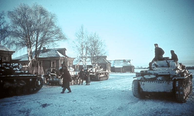 En noviembre de 1941, los tanques de la Wehrmacht llegaron a las localidades cercanas a la capital soviética