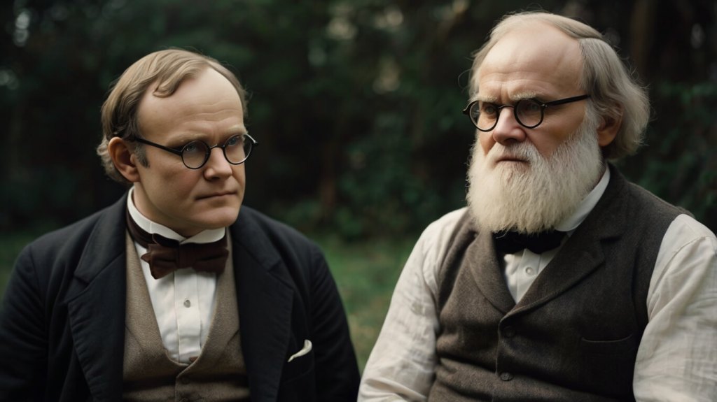 Charles Darwin y Gregor Mendel