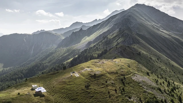 Montaña en los Alpes