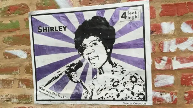 Un poster de Shirley Chisholm