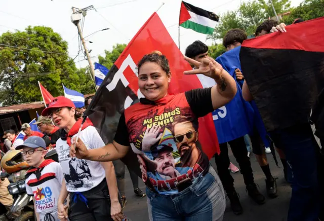 Manifestación sandinista