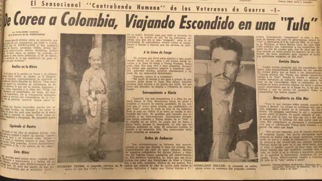 Recorte de periódico de El Espectador, encontrado en casa de Carlos Arturo por parte de su hijo Yunc.