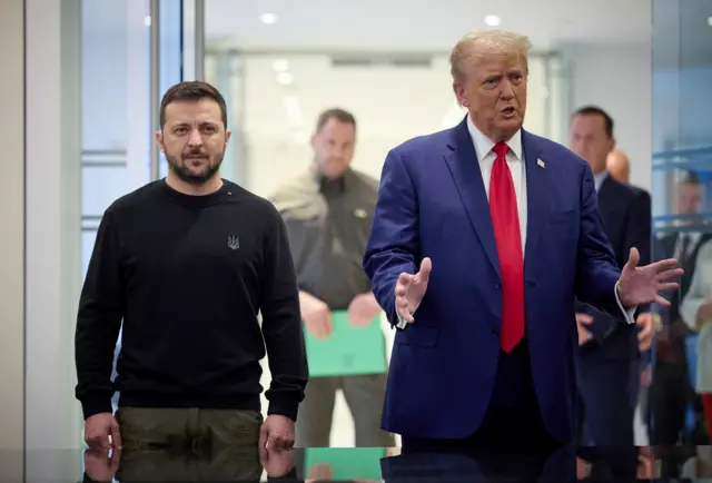 Volodymyr Zelensky y Donald Trump en un reciente encuentro