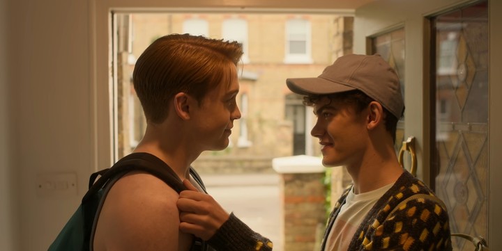 Kit Connor y Joe Locke en la tercera temporada de Heartstopper. Foto: Netflix