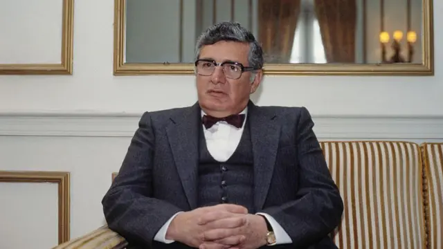 Julio César Turbay, abuelo de Uribe Turbay y expresidente de Colombia. 