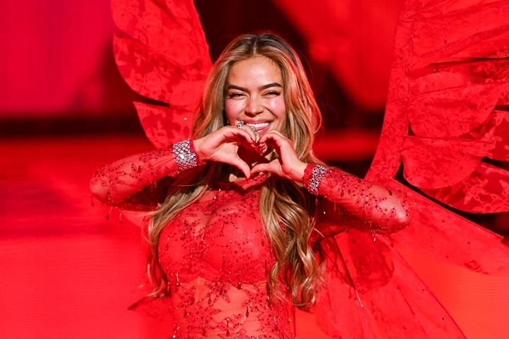 Karol G, la artista femenina más nominada. Foto: AP.