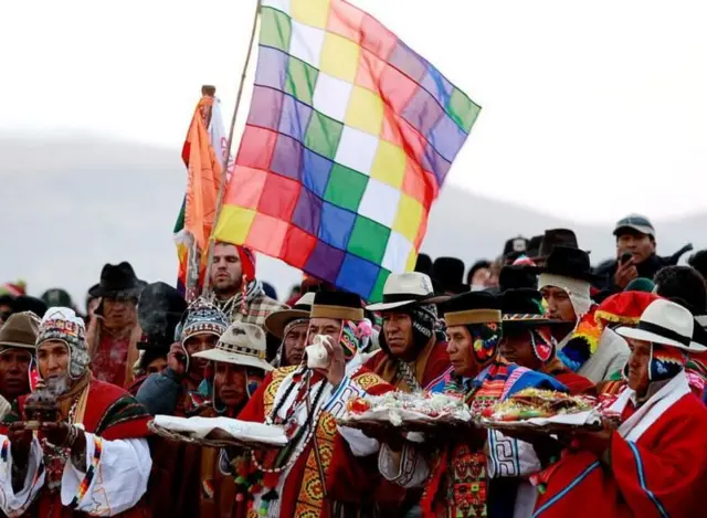 Bandera aymara.