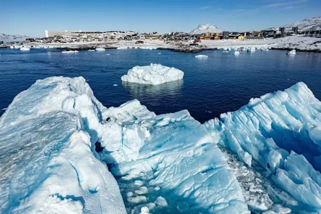 Hielo en Groenlandia.