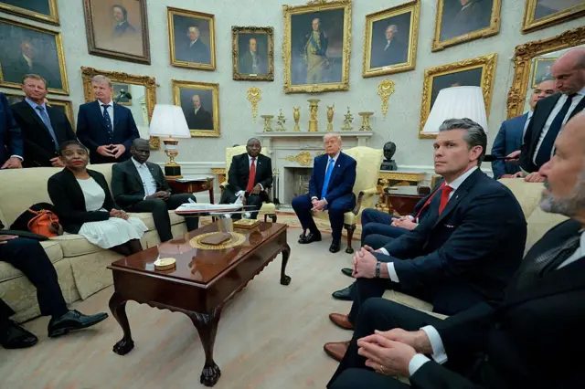 Reunión Trump Ramaphosa