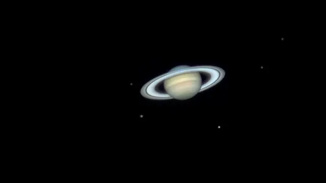 Saturno y sus lunas