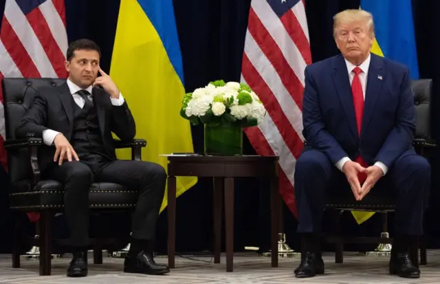 Zelensky y Trump en 2019