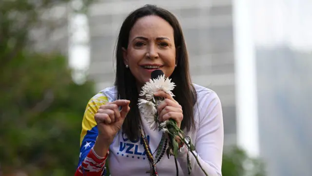 María Corina en campaña