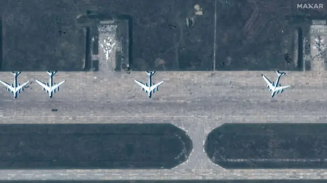 Base aérea de Belaya antes de la Operación Telaraña