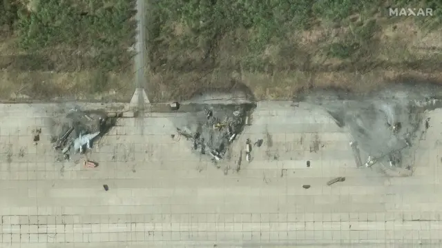 Base aérea de Olenya tras la Operación Telaraña