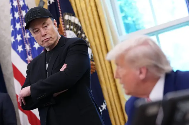 Elon Musk reunido con Donald Trump en el Despacho Oval de la Casa Blanca, en su última actividad conjunta