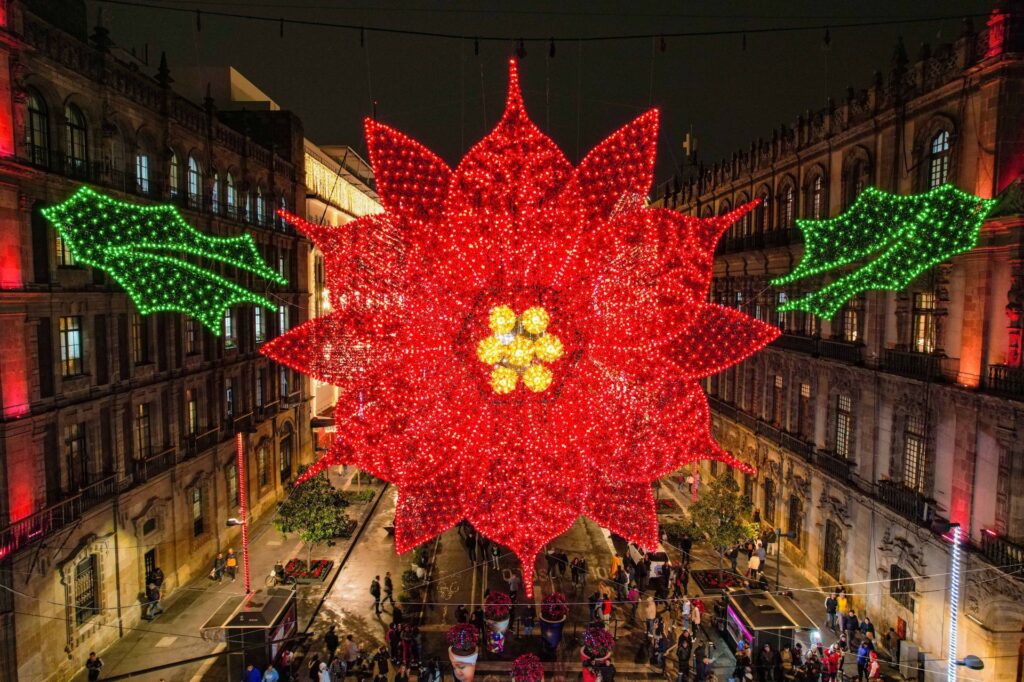 Alumbrado decorativo del Zócalo 2023