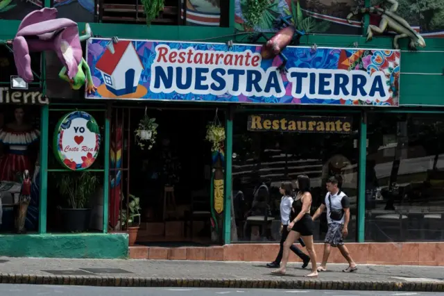 Restaurante en San José, Costa Rica.