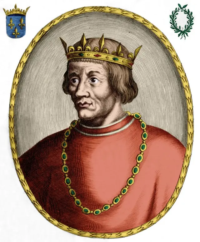 Retrato del rey Luis X de Francia
