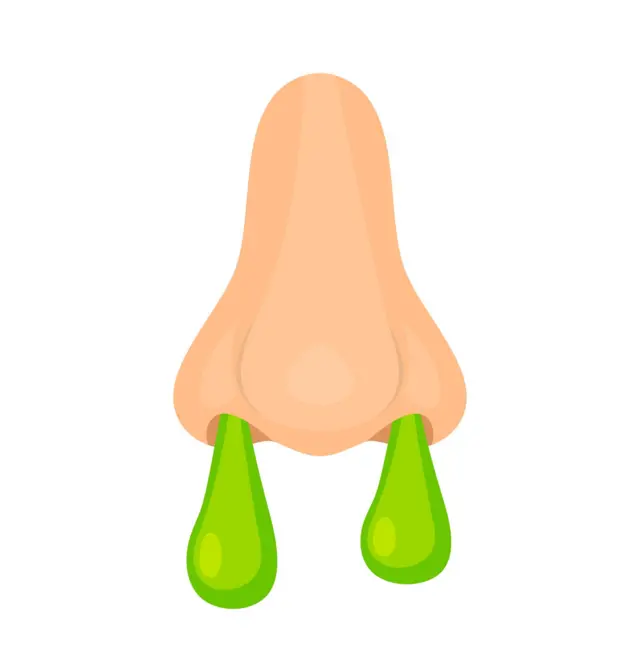 ilustración de mocos