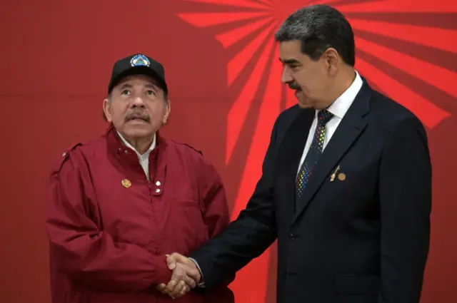 Maduro y Daniel Ortega