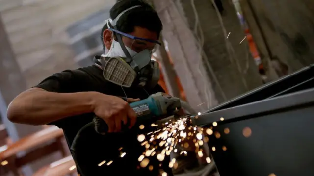 Trabajador peruano.