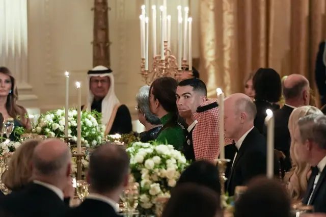 Cristiano Ronaldo en la Casa Blanca