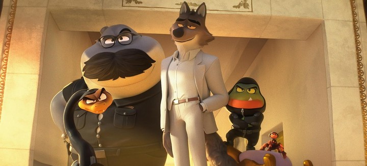 Los cinco animales protagonistas. Foto UIP