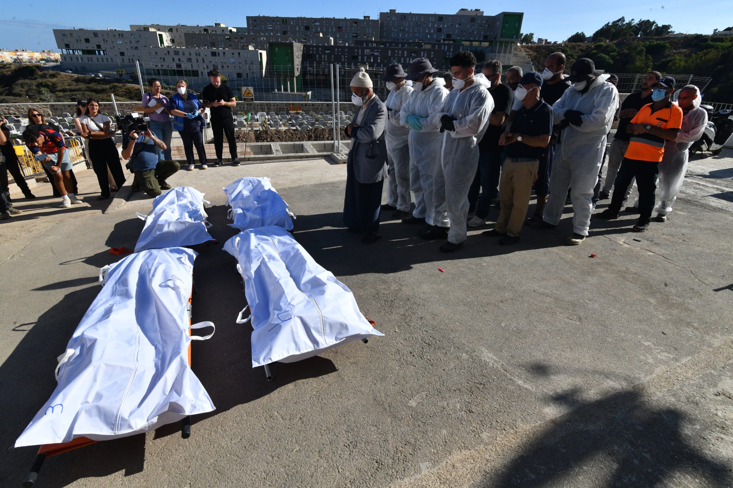 Ceuta sepultó el 21 de agosto a 18 de los fallecidos al intentar entrar en Ceuta a finales de julio.