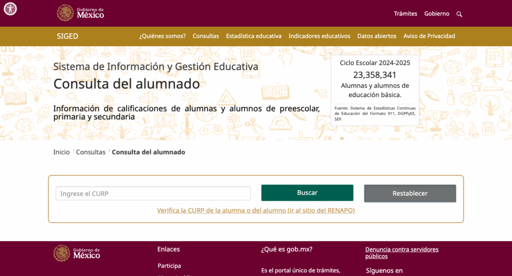 Cómo descargar las boletas de calificaciones de la SEP