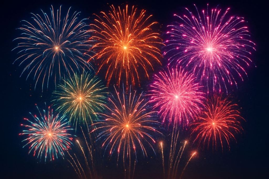 ¿De qué color es la química? Así funcionan los fuegos artificiales 2