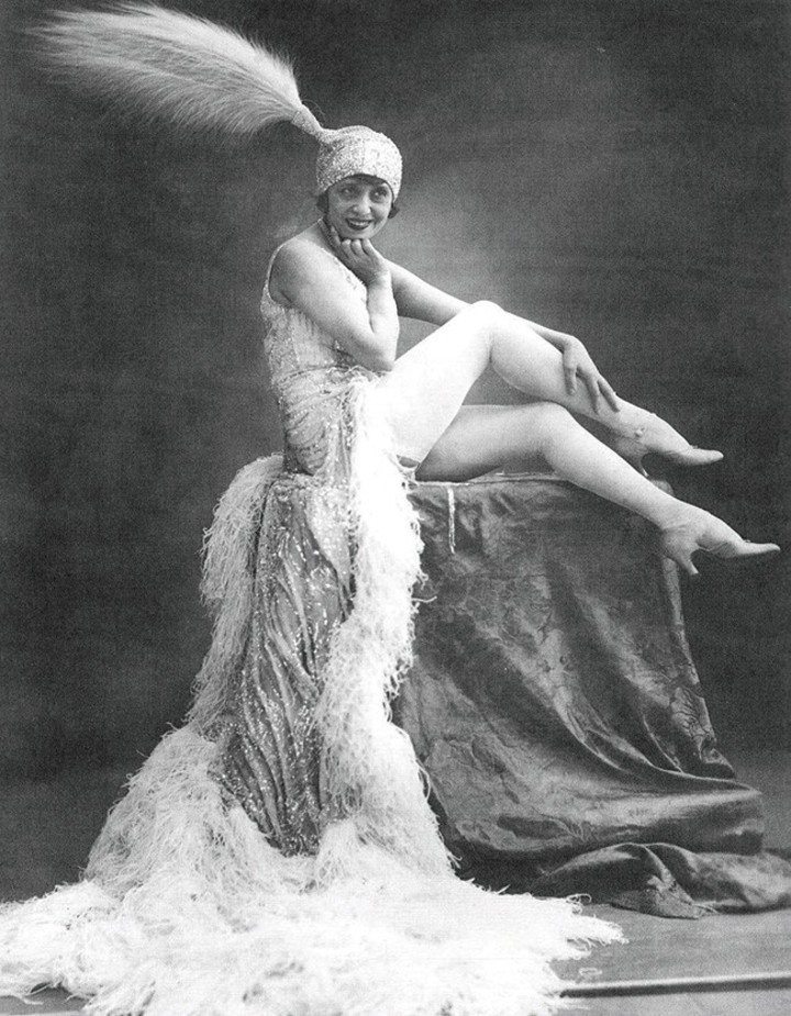 Mistinguett, nombre artístico de Jeanne Bourgeois.