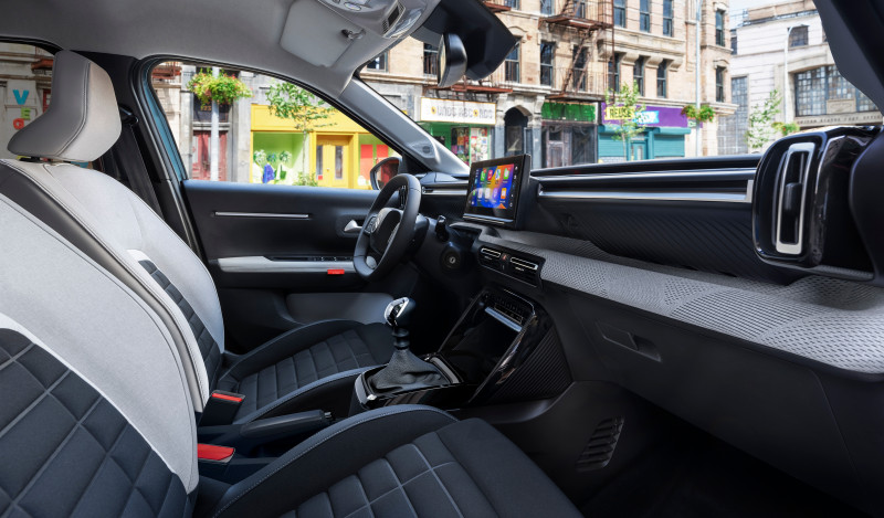 Interior del Citroën ë-C3