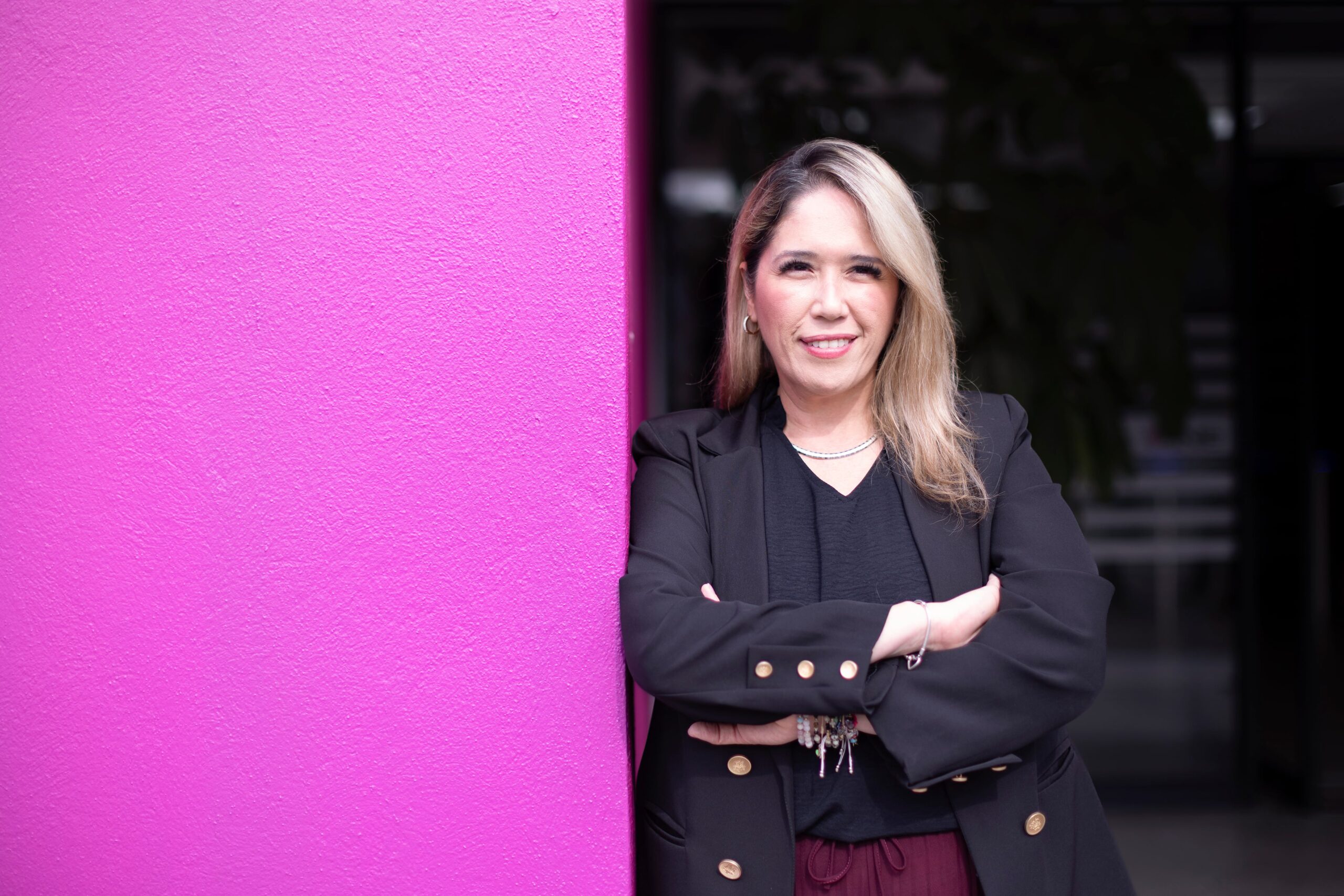 Frida Gómez en las instalaciones del Instituto Nacional Electoral, el 27 de agosto.