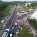avanzar hacia la frontera con Estados Unidos