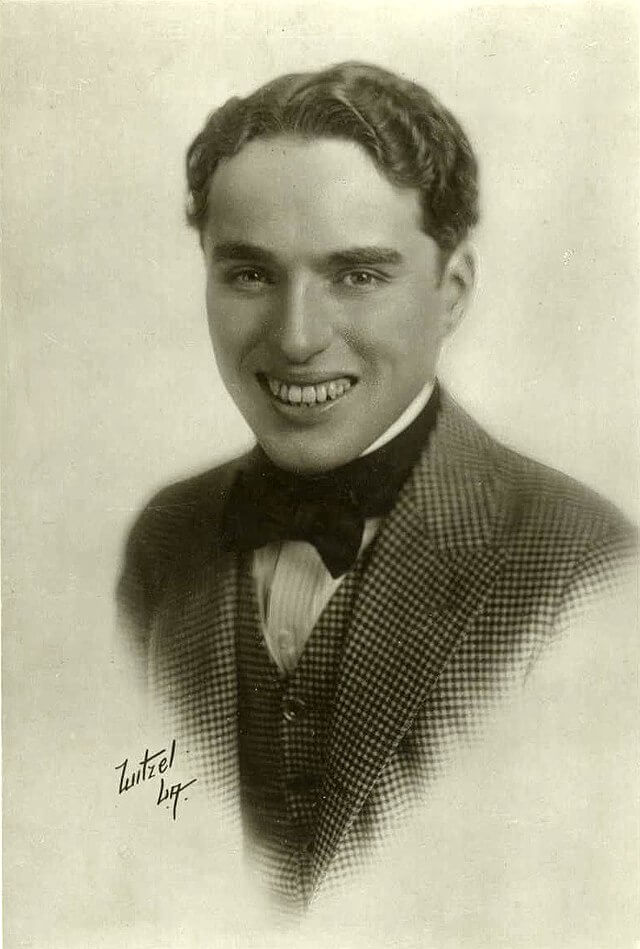 Retrato del actor Charles Chaplin