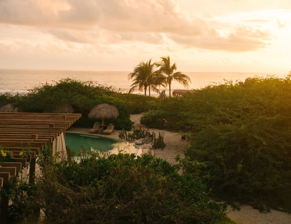 Casona Sforza es uno de los hoteles boutique que están representando la nueva arquitectura en Puerto Escondido. Foro: Chris Abatzis