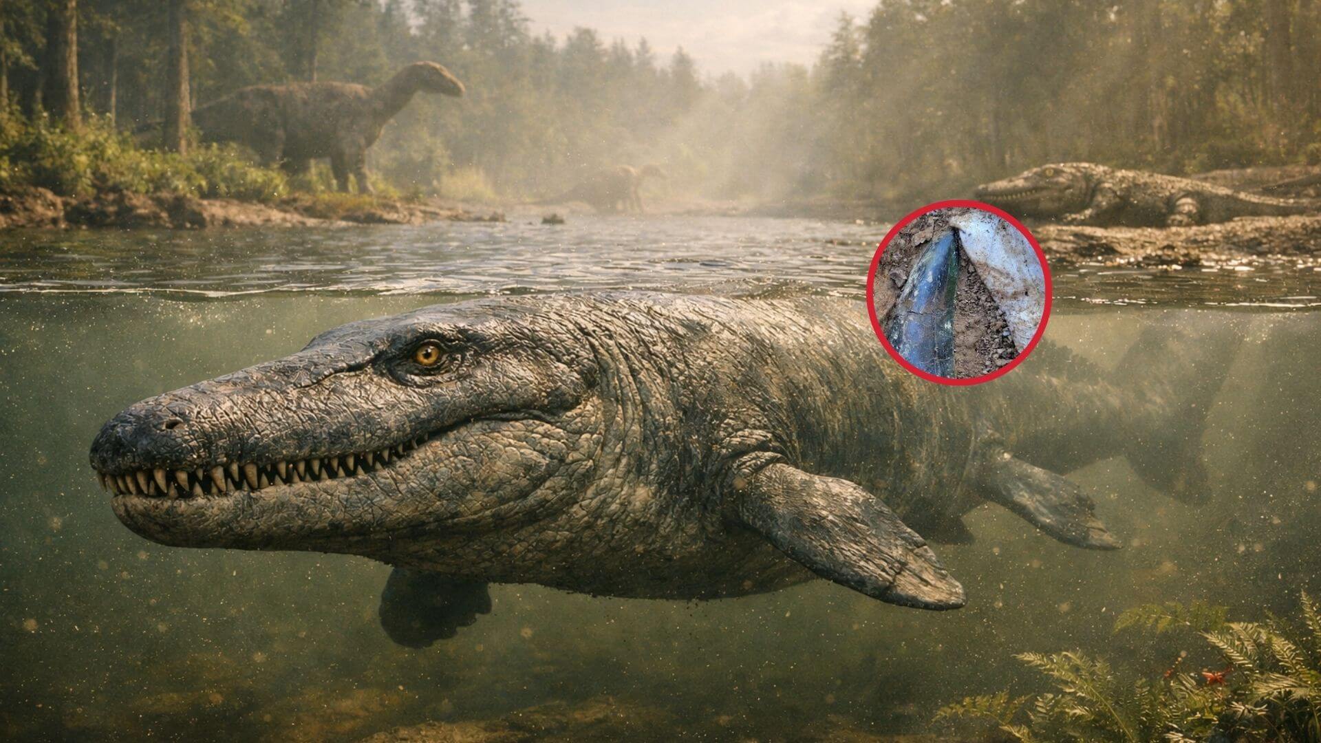 Científicos descubren que algunos mosasaurios se adaptaron a ríos cuando los mares retrocedían al final del Cretácico