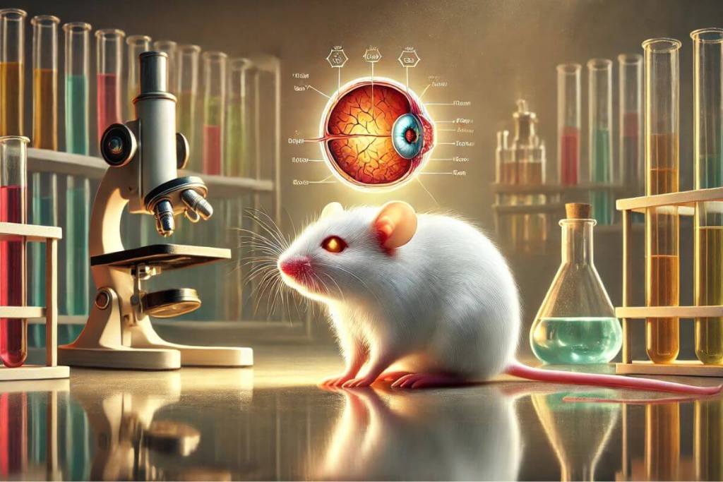 Científicos restauran visión en ratones ciegos usando nanopartículas de oro y patrones de luz infrarroja