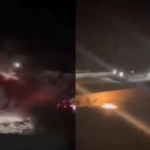 drones equipados con granadas y un "carro monstruo" invadieron la localidad, generando caos y terror entre los habitantes.