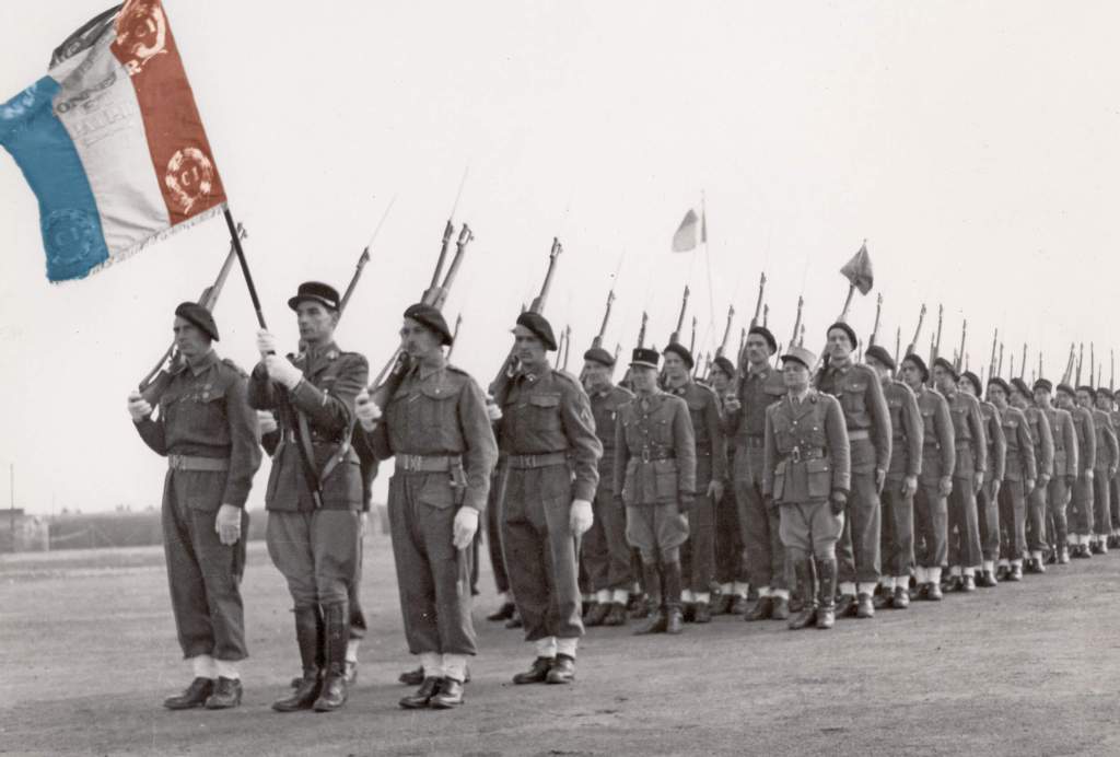 Desfile de la Francia Libre en Inglaterra