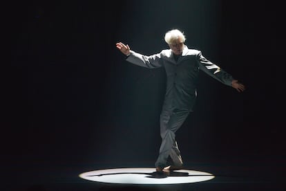 Byrne, durante un concierto en Oxford en 2018.