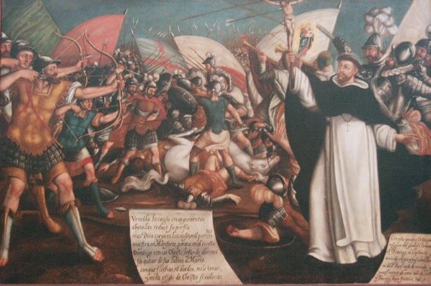 El cuadro Santo Domingo en la batalla de Monforte